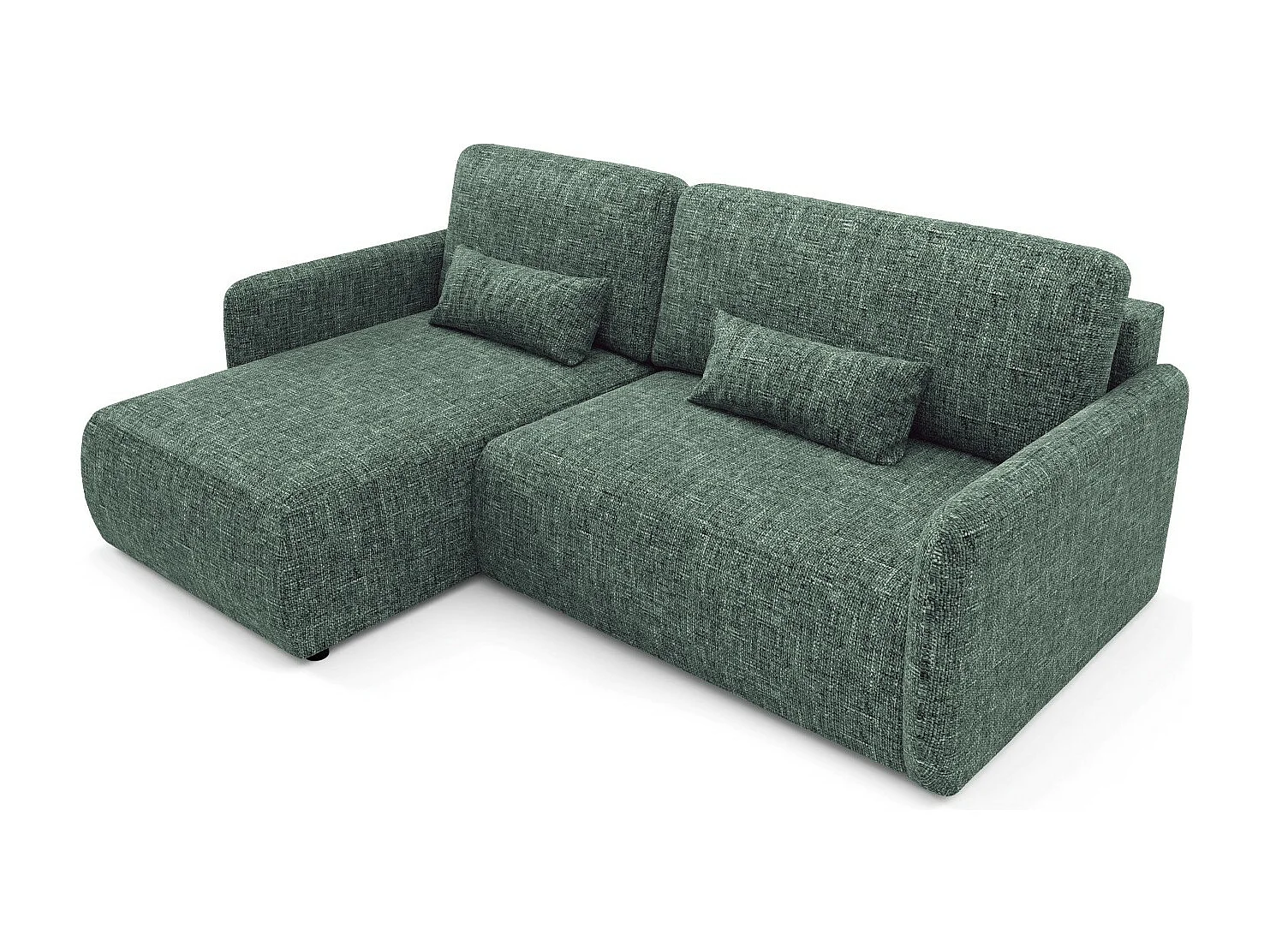 Canapé d'angle convertible LIVELLO L Vert