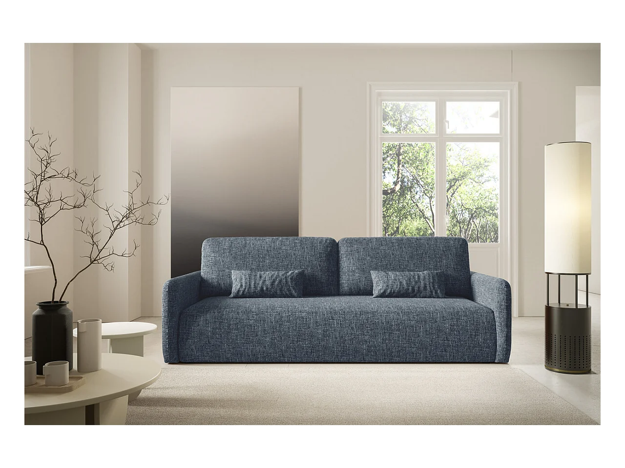 Canapé convertible LIVELLO Gris anthracite