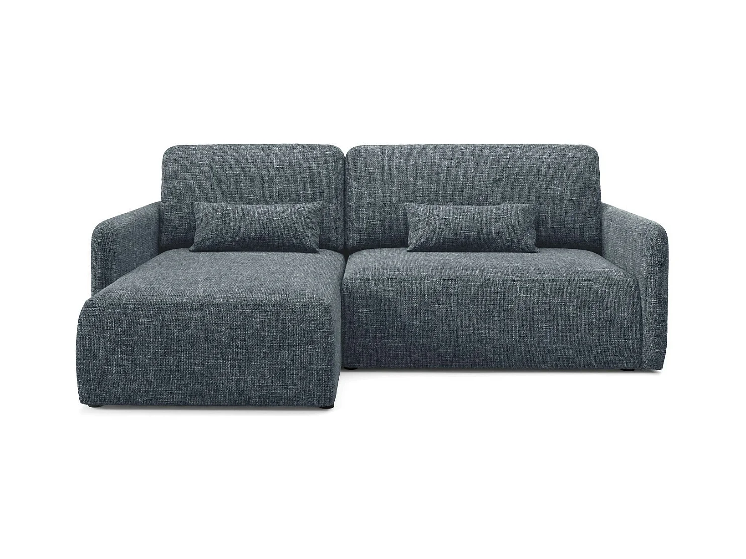 Ecksofa mit Schlaffunktion LIVELLO L Anthrazitgrau