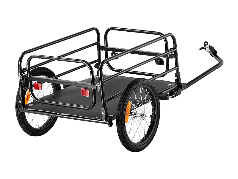 Rimorchio per Carghe Cicli SucceBuy – Capacità di 160 lb, Carrello di Archiviazione in Acciaio al Carbonio