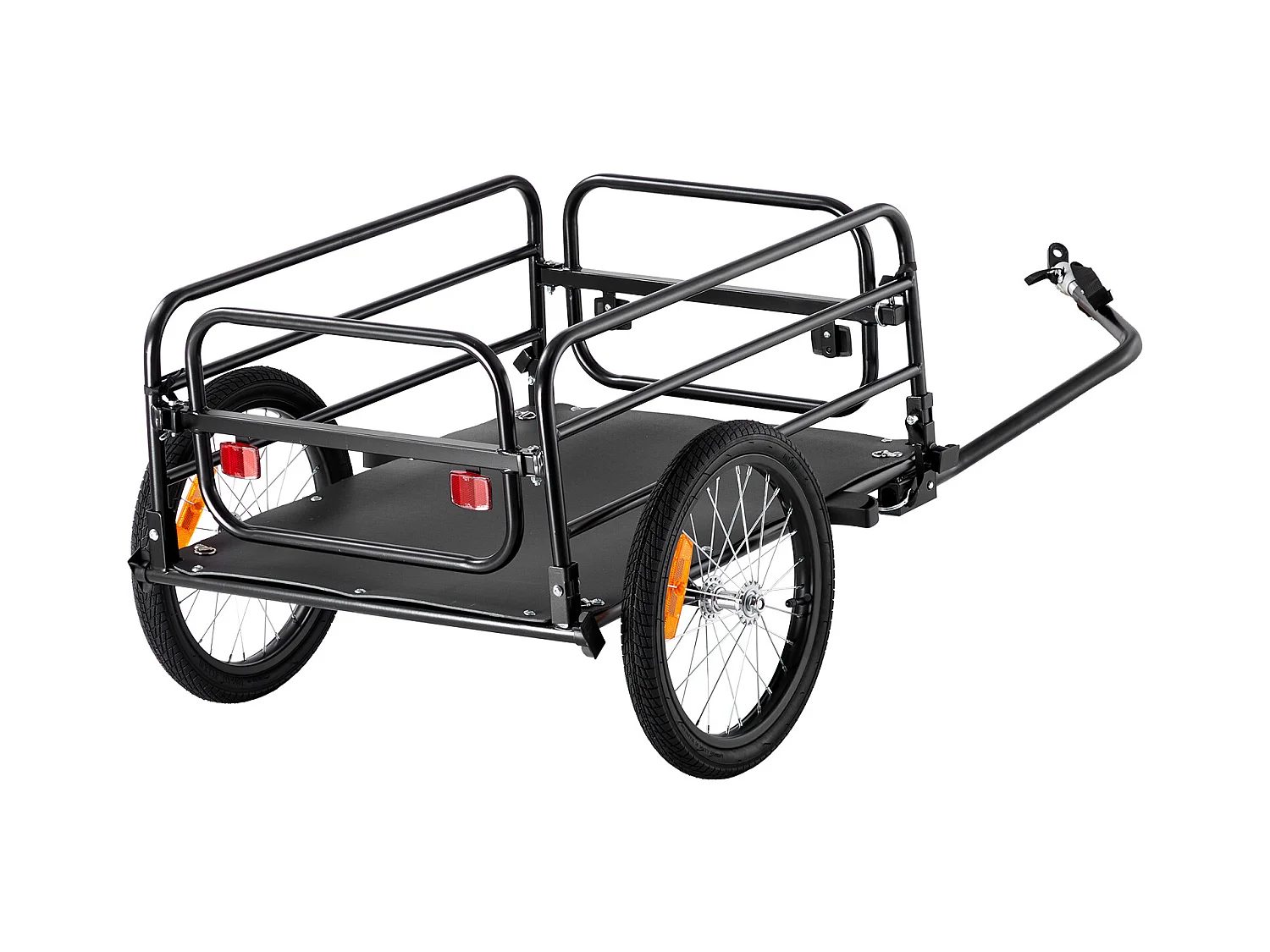 Remorque à Colis pour Vélo SucceBuy – Capacité de 160 lb, Chariot de Rangement en Acier au Carbone