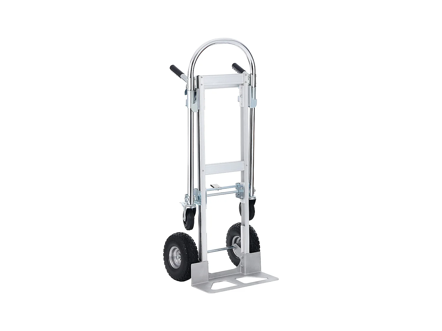 Diable en Aluminium SucceBuy, 2 en 1, Capacité de 1 000 Lb, Chariot Pliable, Robuste