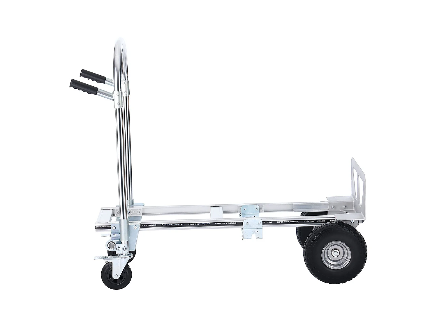 Diable en Aluminium SucceBuy, 2 en 1, Capacité de 1 000 Lb, Chariot Pliable, Robuste