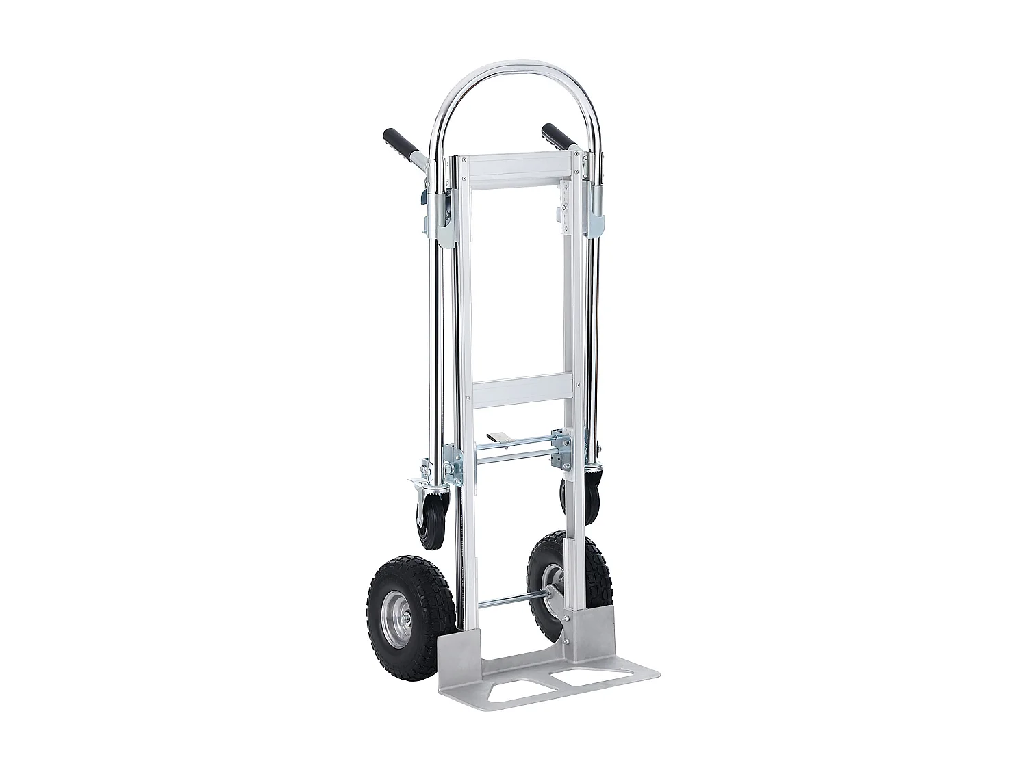Diable en Aluminium SucceBuy, 2 en 1, Capacité de 1 000 Lb, Chariot Pliable, Robuste