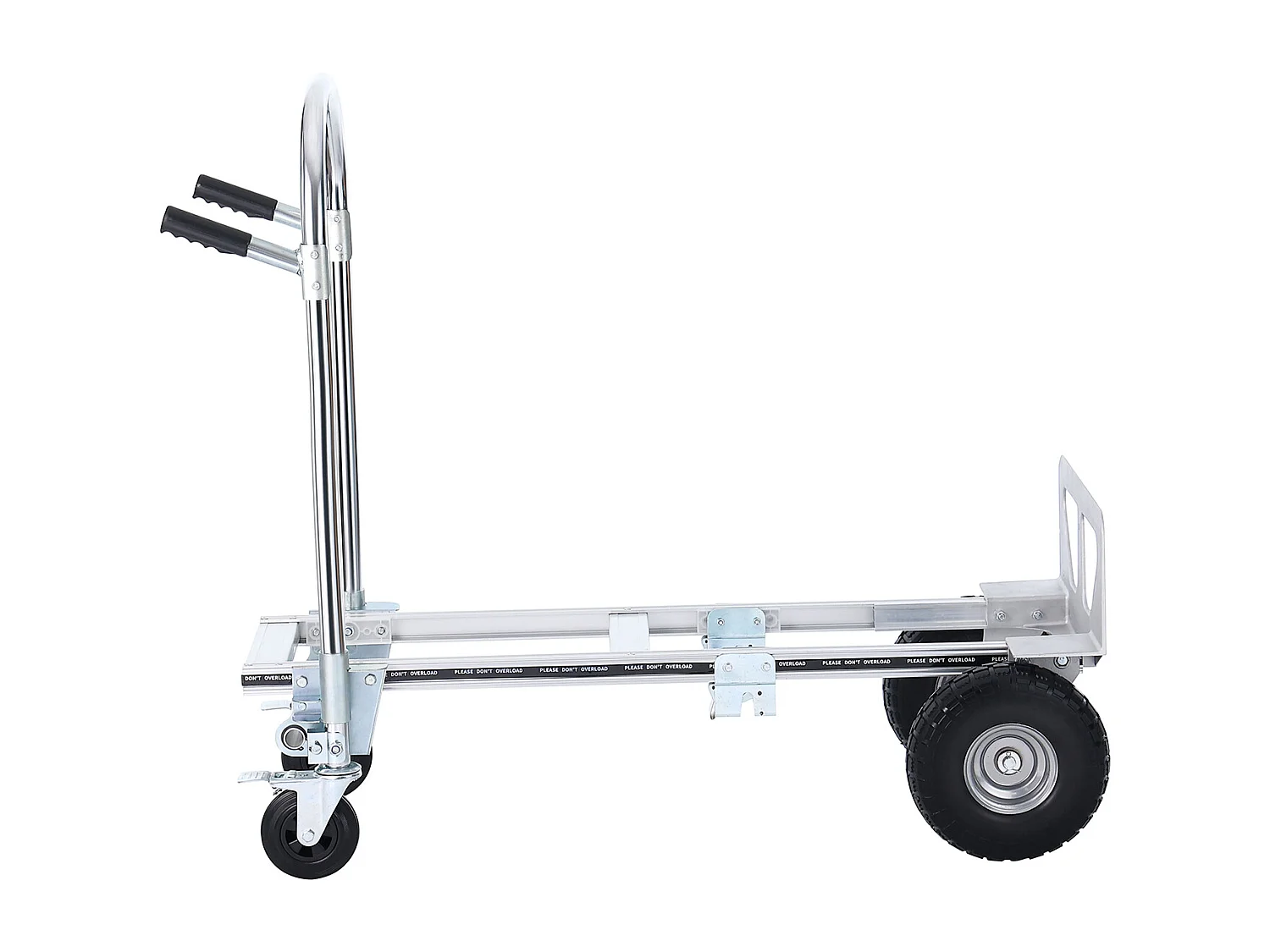 Diable en Aluminium SucceBuy, 2 en 1, Capacité de 1 000 Lb, Chariot Pliable, Robuste