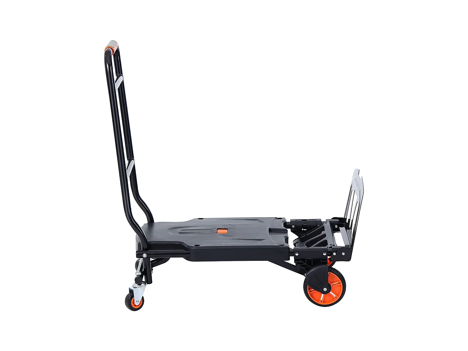 Diable en Aluminium SucceBuy, Chariot Pliable 2 en 1, Capacité de Charge de 300 Lb