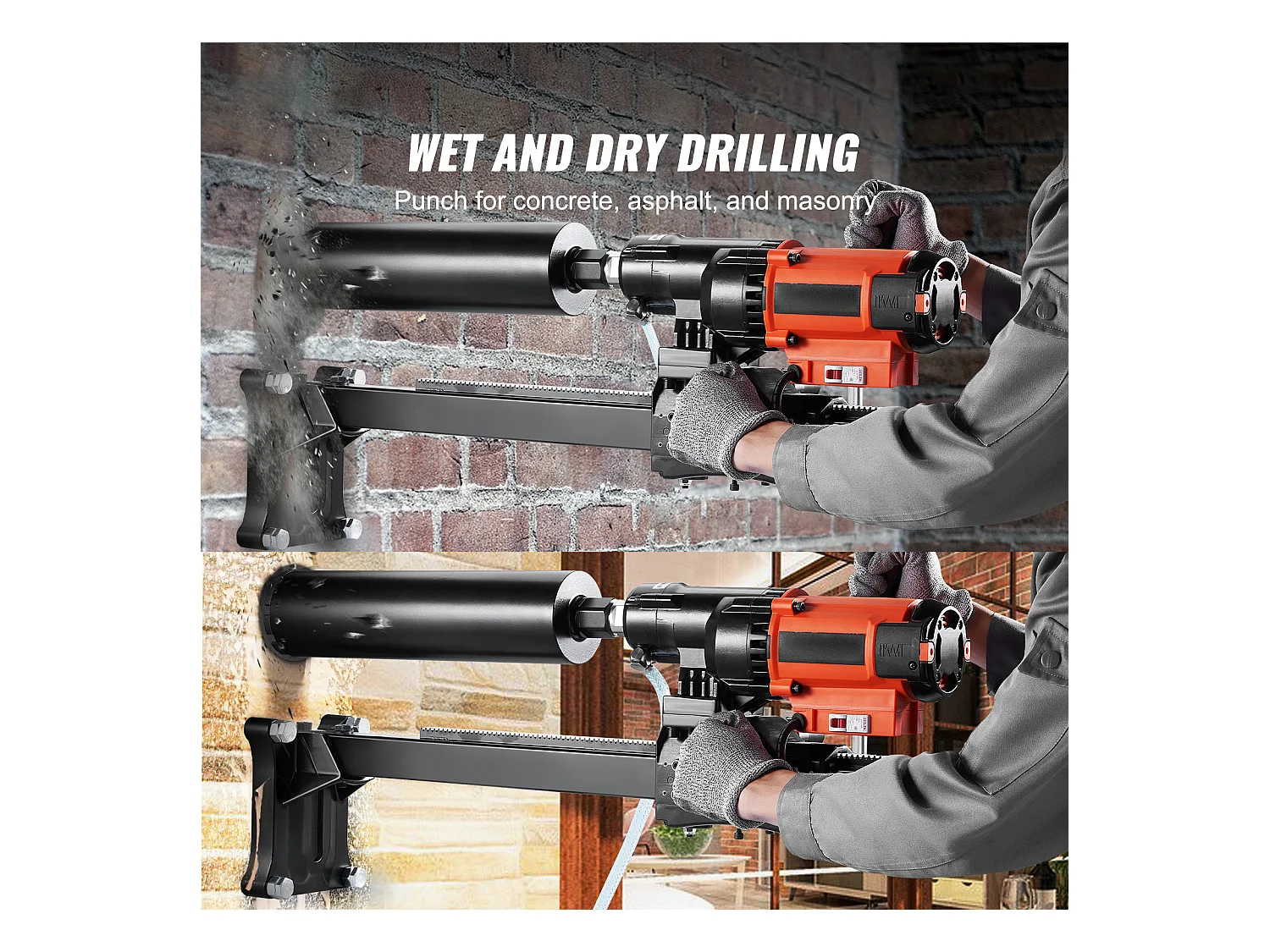 Carotteuse à Diamant SucceBuy 3200W 750RPM Carotteuse à Béton