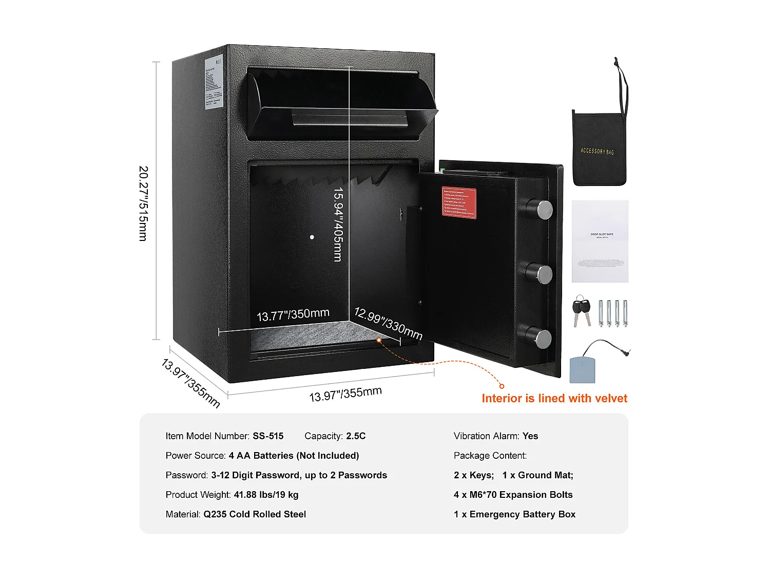 2.5 C Bezpieczny depozyt SucceBuy, lokalizacja depozytu, hasła, klucze