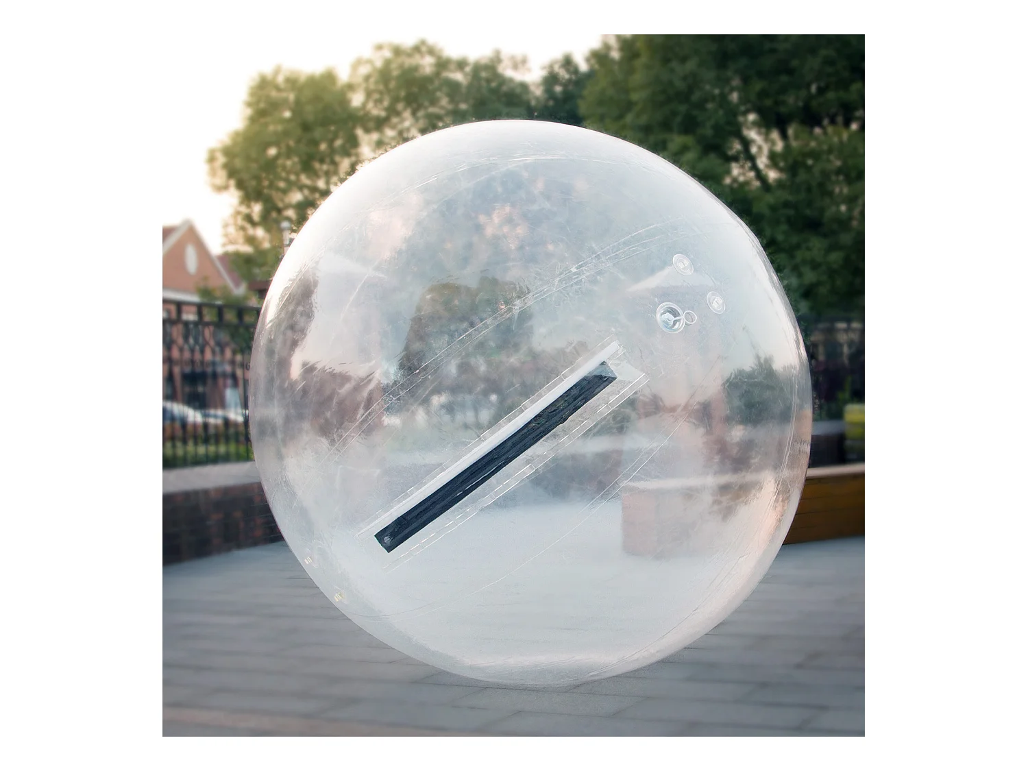 Boule de Zorb Gonflable SucceBuy 2M Marche sur l'Eau avec Fermeture Éclair Allemande en PVC