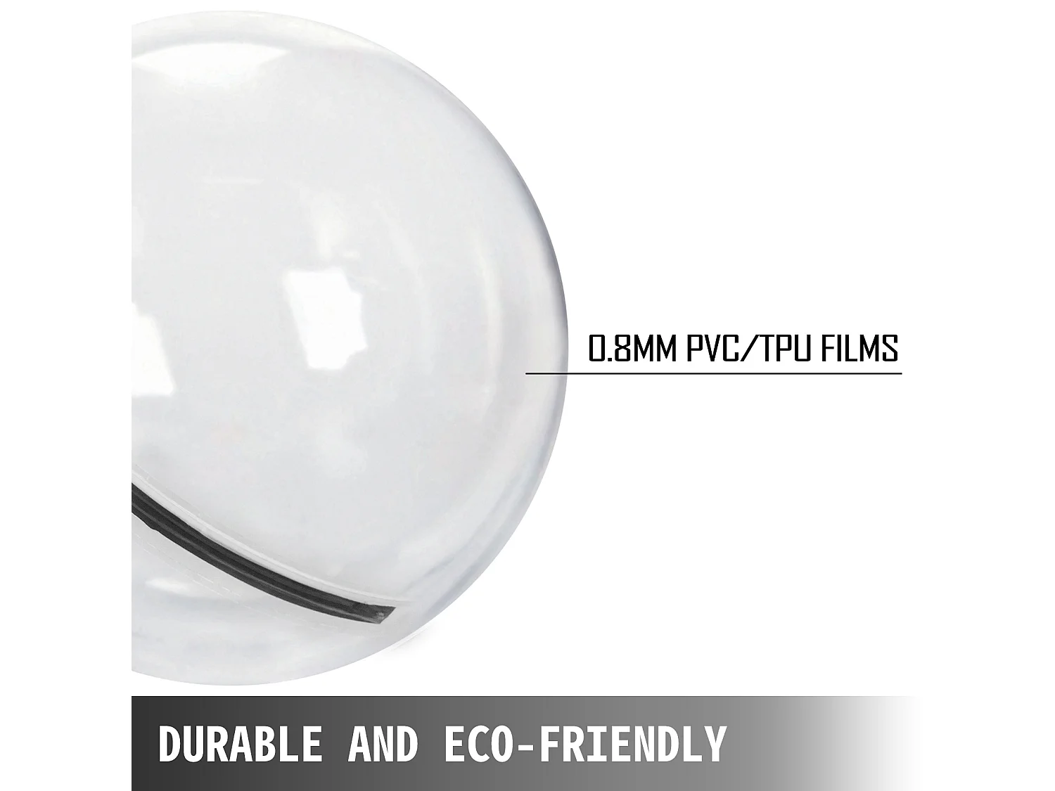 2M Opblaasbare Zorbbal Loop op Water met Duitse Rits PVC SucceBuy