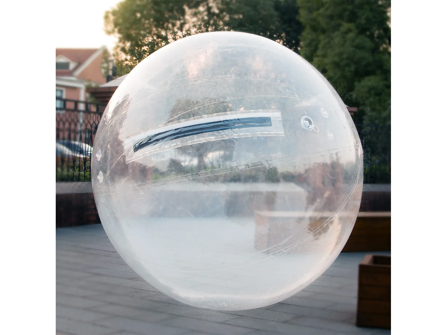 2M Opblaasbare Zorbbal Loop op Water met Duitse Rits PVC SucceBuy