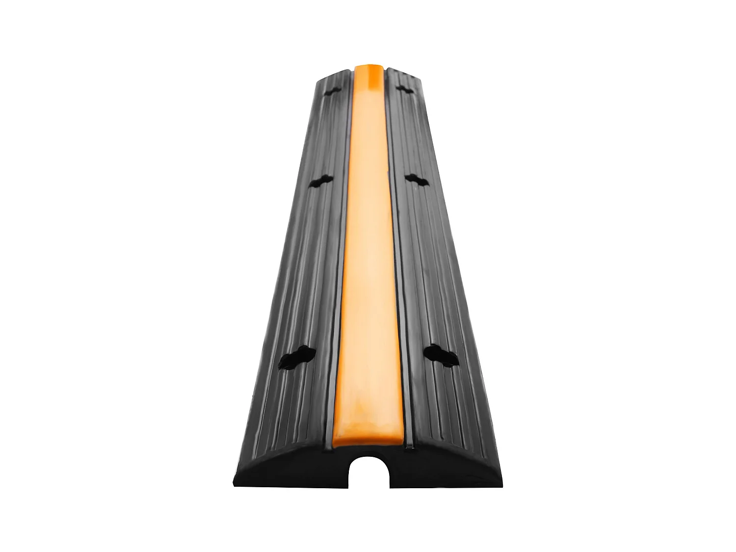 Pont de Câbles pour Camion Caoutchouc à 1 Canal SucceBuy très résistantes, Capacité de Charge de 8165kg, pour Câble, Ralentisseur de Vitesse