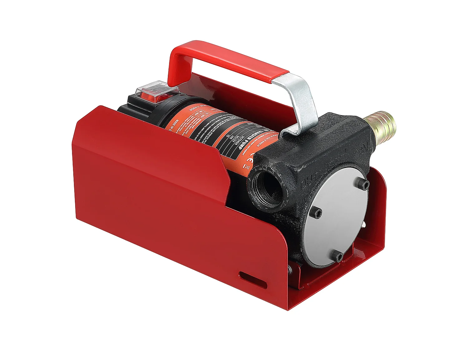 Pompe de Transfert SucceBuy de Carburant Diesel Électrique 12V DC 10GPM Tuyaux de Buse