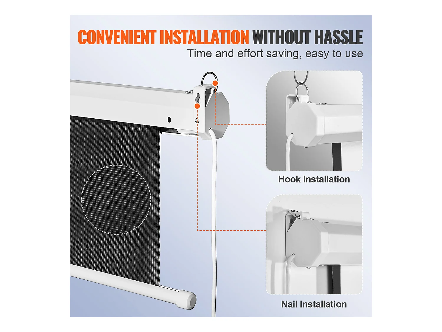 Écran de Projection Motorisé SucceBuy, 254 cm, Rapport d'Aspect 16:9, 4K et 1080 Électrique