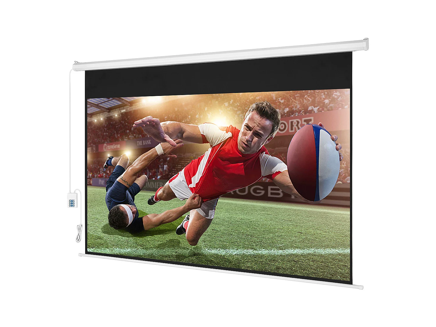 Écran de Projection Motorisé SucceBuy, 254 cm, Rapport d'Aspect 16:9, 4K et 1080 Électrique