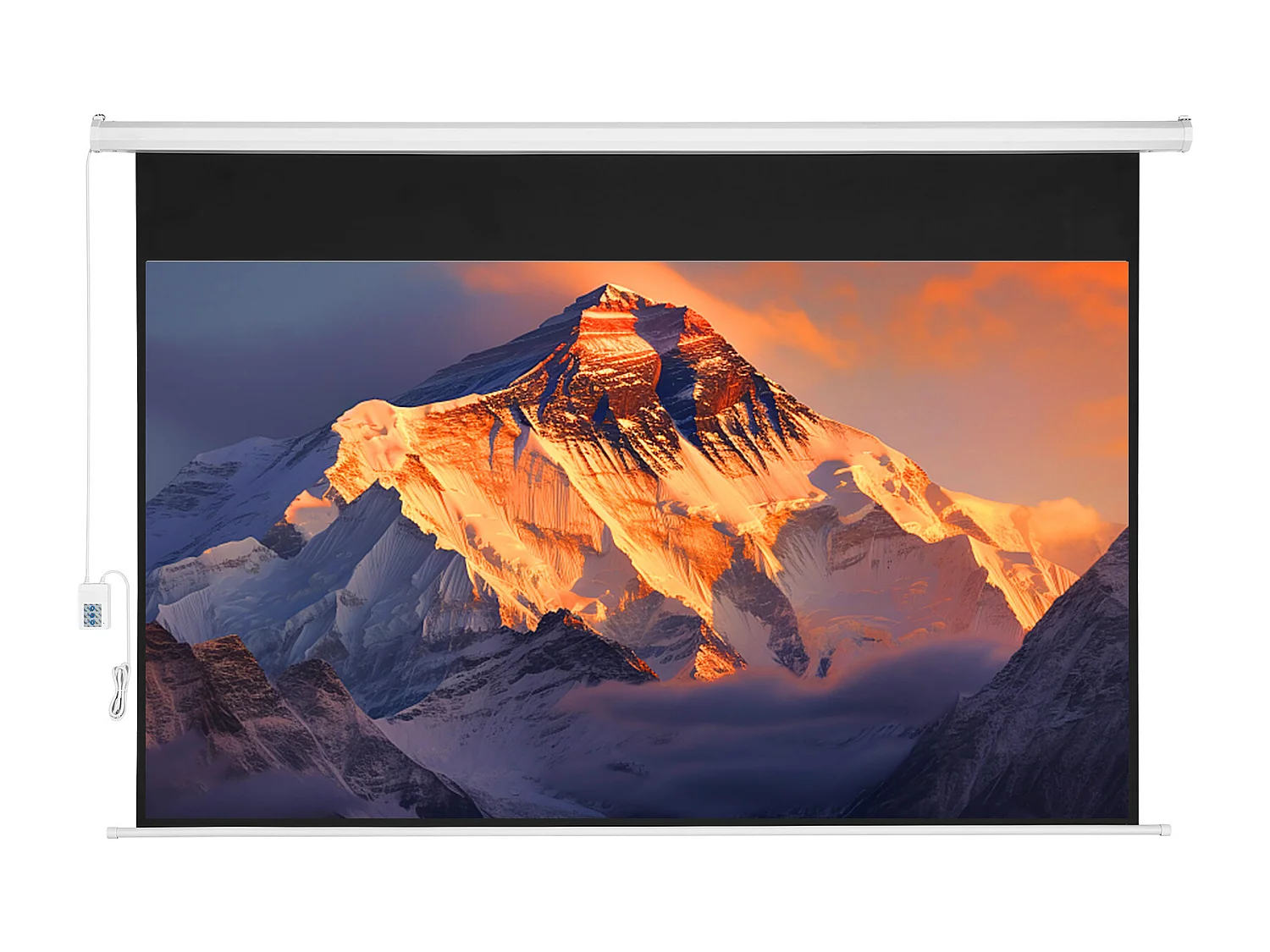 Écran de Projection Motorisé SucceBuy, 254 cm, Rapport d'Aspect 16:9, 4K et 1080 Électrique