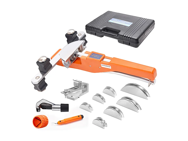 Giąsarka Rur z Zapadkami SucceBuy, 1/4"-7/8", z 7 Macierzami, Solidna, do Ogrzewania Podłogowego, Chłodzenia, Klimatyzacji i Systemów Hydraulicznych