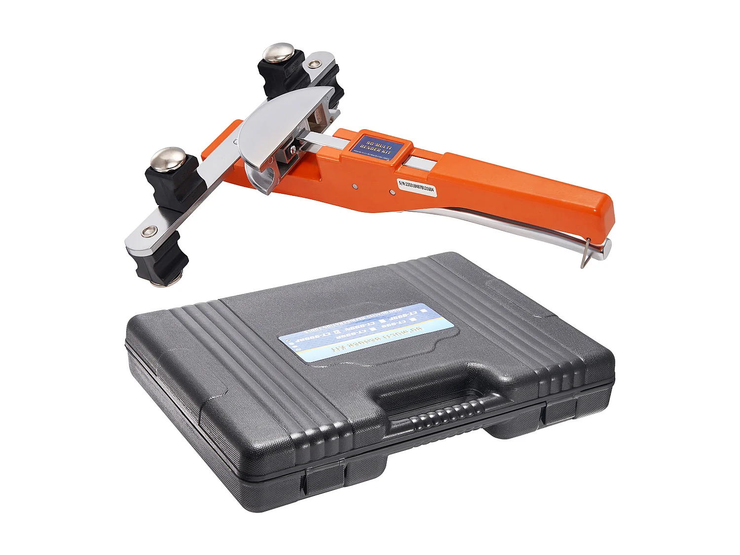 Cintreuse de Tubes à Cliquet SucceBuy, 1/4"-7/8", avec 7 Matrices, Robuste, pour le Chauffage par le Sol, la Réfrigération, la Climatisation