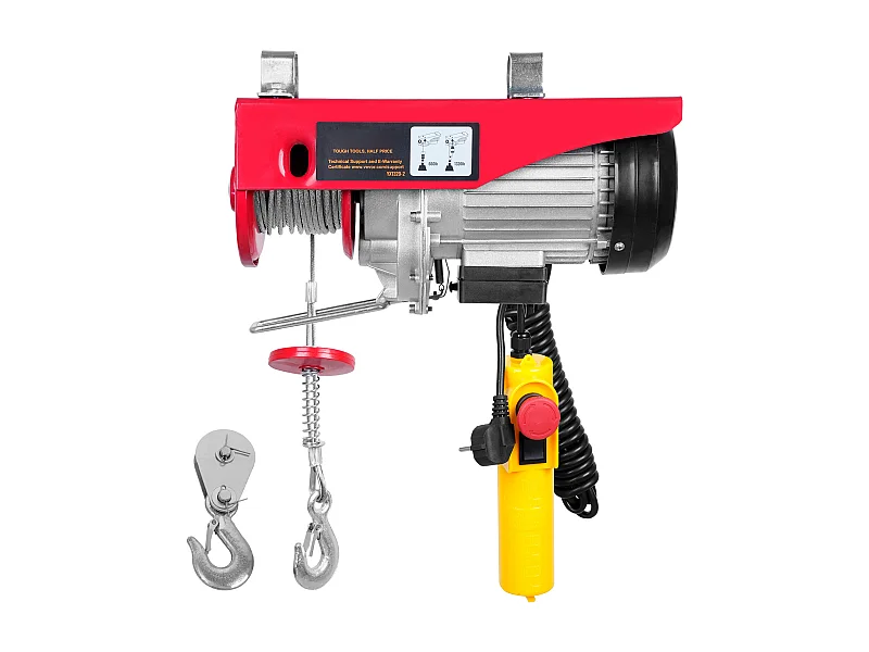 Asiolo Elettrico da 1320 lbs SucceBuy, Vicino di Grua con Telecomando Cablato, 1150 W 220 V