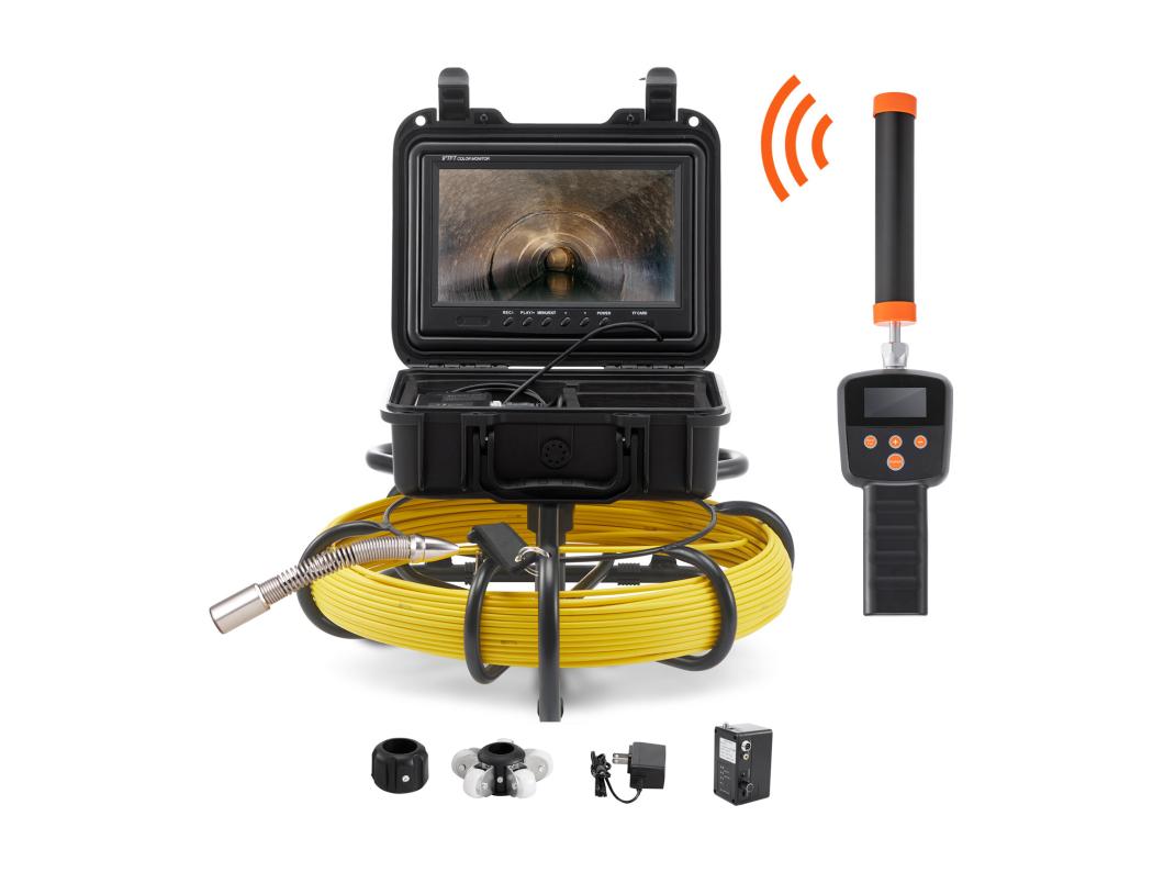 Sloopcamera 9-inch SucceBuy met 512hz Sonde, 720p Scherm, 165 voet Kabel