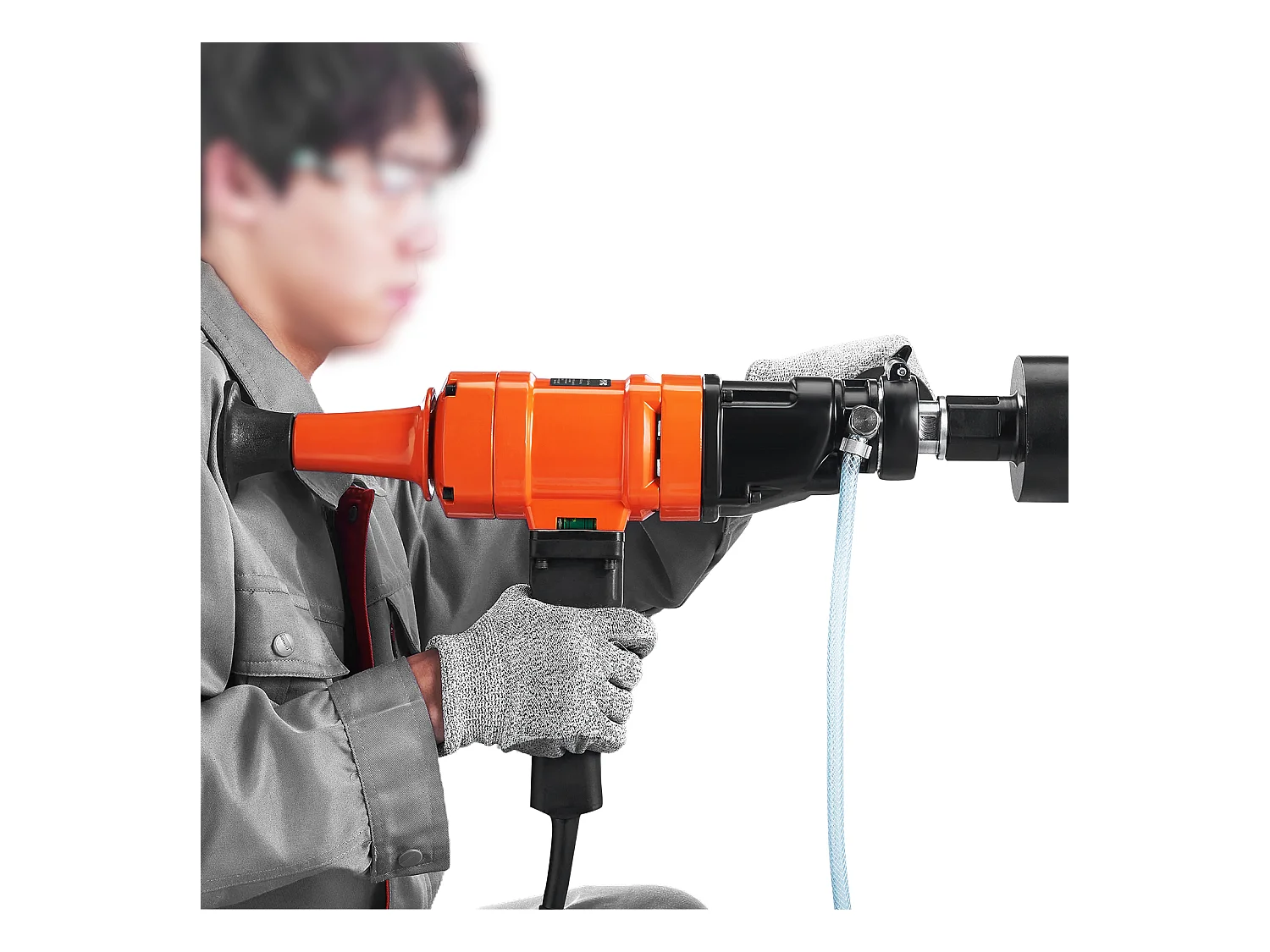 Perceuse au Diamant SucceBuy, Foret de 10,16 cm, Foreuse à Béton Portative, 1500 W, pour le Perçage du Béton à Grande Échelle