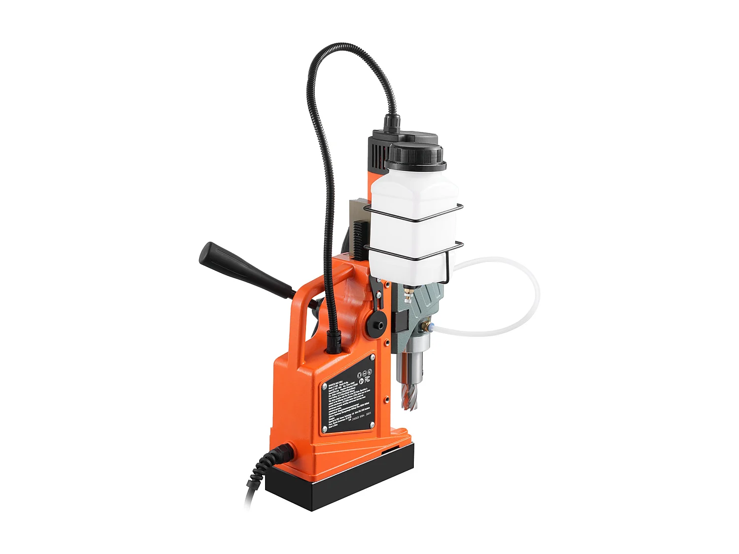 Perceuse Magnétique SucceBuy, Perceuse à Colonne Portable 1450 W 12500 N, Profondeur Maximale de Carottage 50 mm