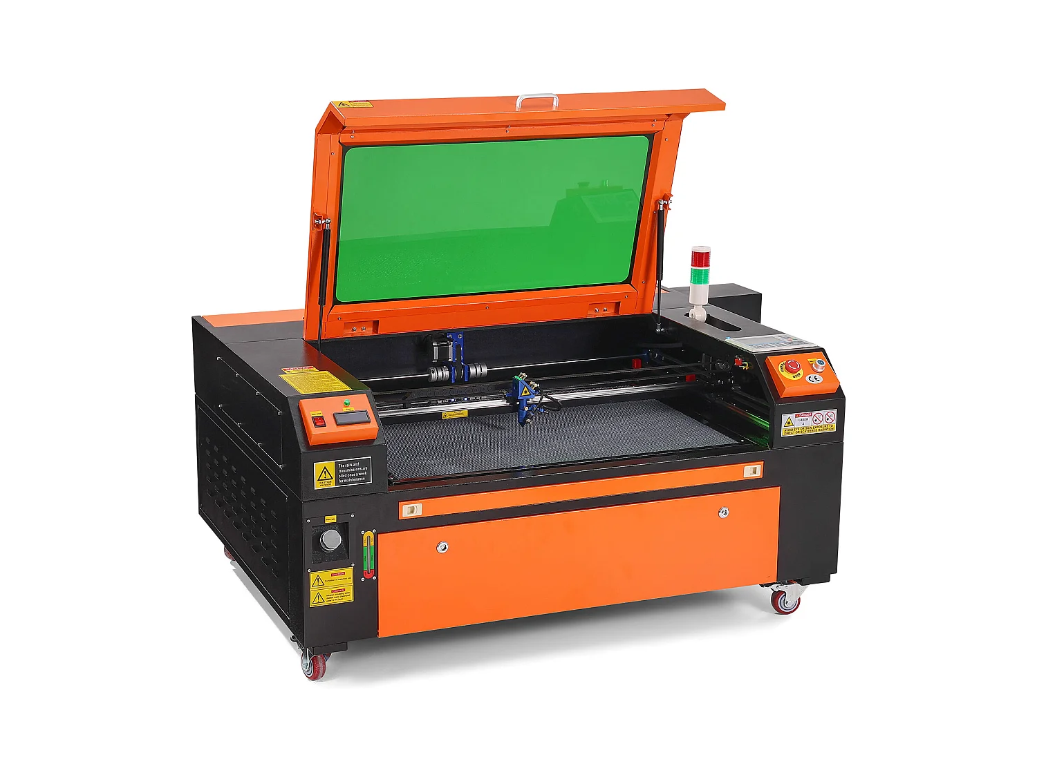 Graveur Laser CO₂ SucceBuy, Machine de Gravure et Découpe Laser 100 W, 600 x 900 mm, Panneau de Commande Numérique, pour le Bois, l’Acrylique et le Tissu