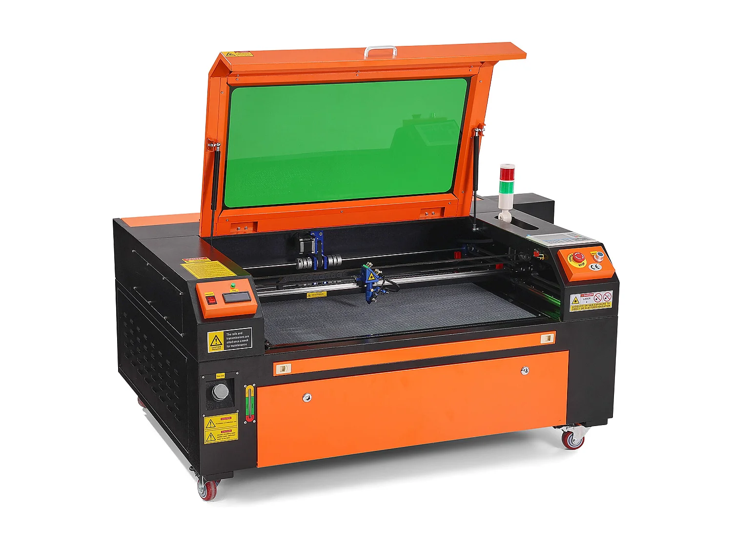 Graveur Laser CO₂ SucceBuy, Machine de Gravure et Découpe Laser 100 W, 600 x 900 mm, Panneau de Commande Numérique, pour le Bois, l’Acrylique et le Tissu