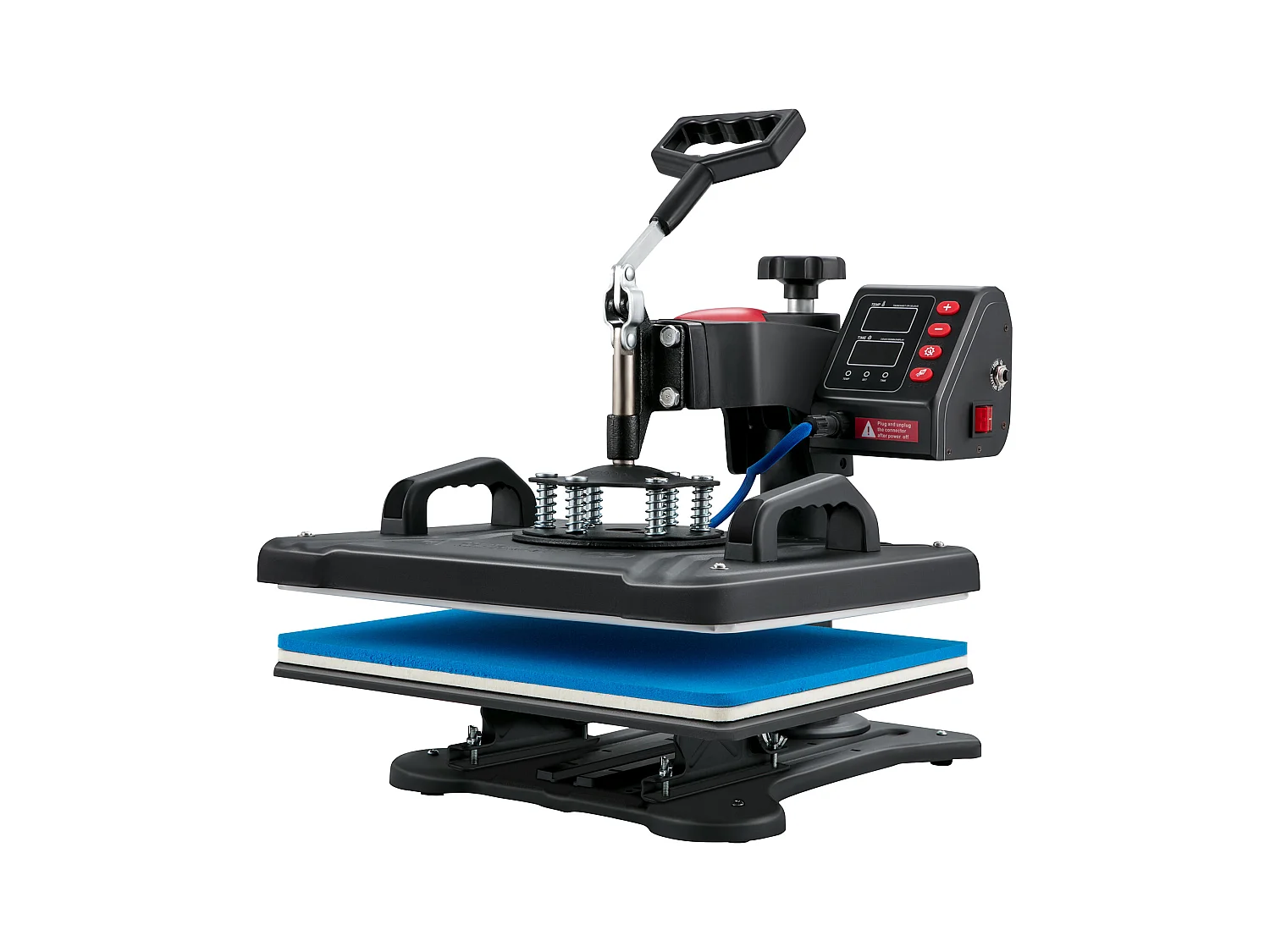 Presse à Chaud SucceBuy 12x15 pouces 5 en 1 pour Transfert par Sublimation - T-shirt, Assiette, Tasse à Café, Tasse