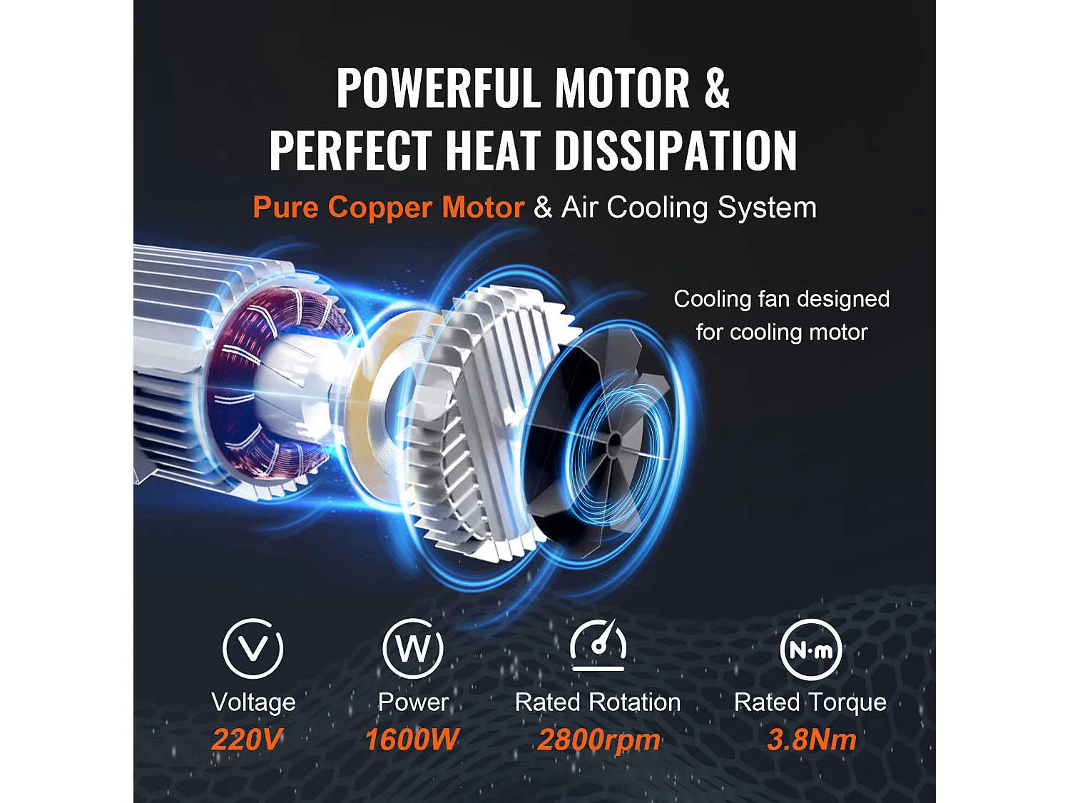 Treuil Électrique SucceBuy, Treuil de Grue de 2200 lbs, Télécommande Sans Fil, 1600 W, 220 V