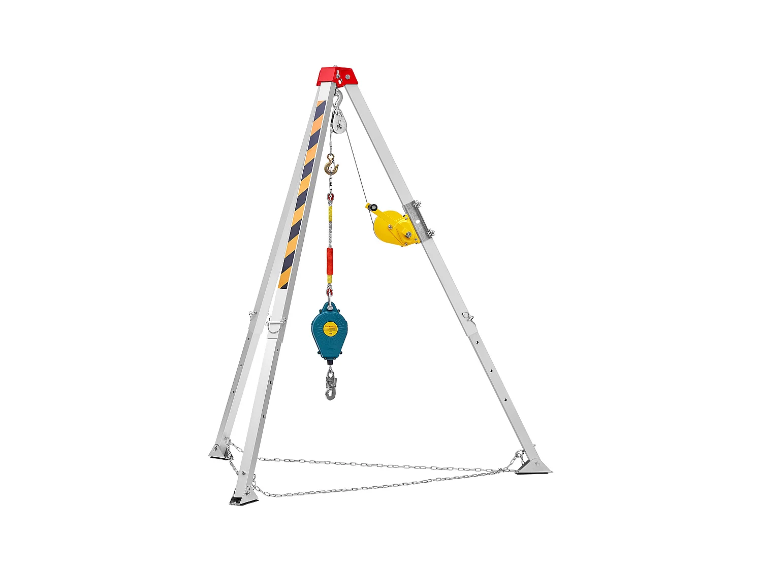 Tripod-Kit für begrenzten Raum SucceBuy, Fallschutz-Rettungst Tripod, Beine von 4 bis 7 Fuß, Tragfähigkeit 1200 lb