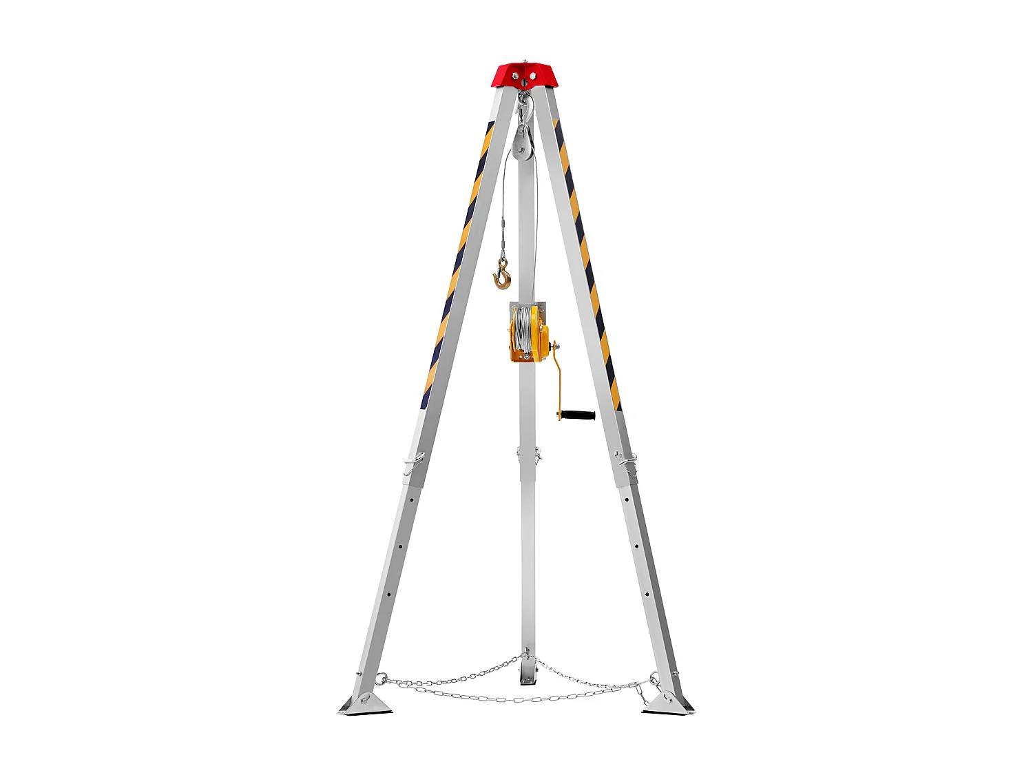 Kit de Tripé para Espaço Confinado SucceBuy, Tripé de Resgate Anti-deslize, Patas de 4 a 7 Pés, Capacidade de 1200 lb