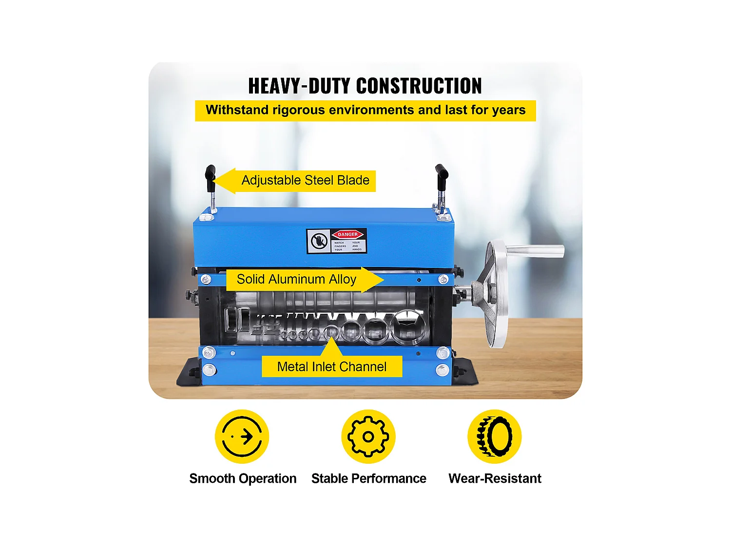 Handmatige Machine om Koperdraden te Ontisoleren SucceBuy, Handontisoleringstang 1-40 mm, voor het Behandelen van Draden van Verschillende Typen