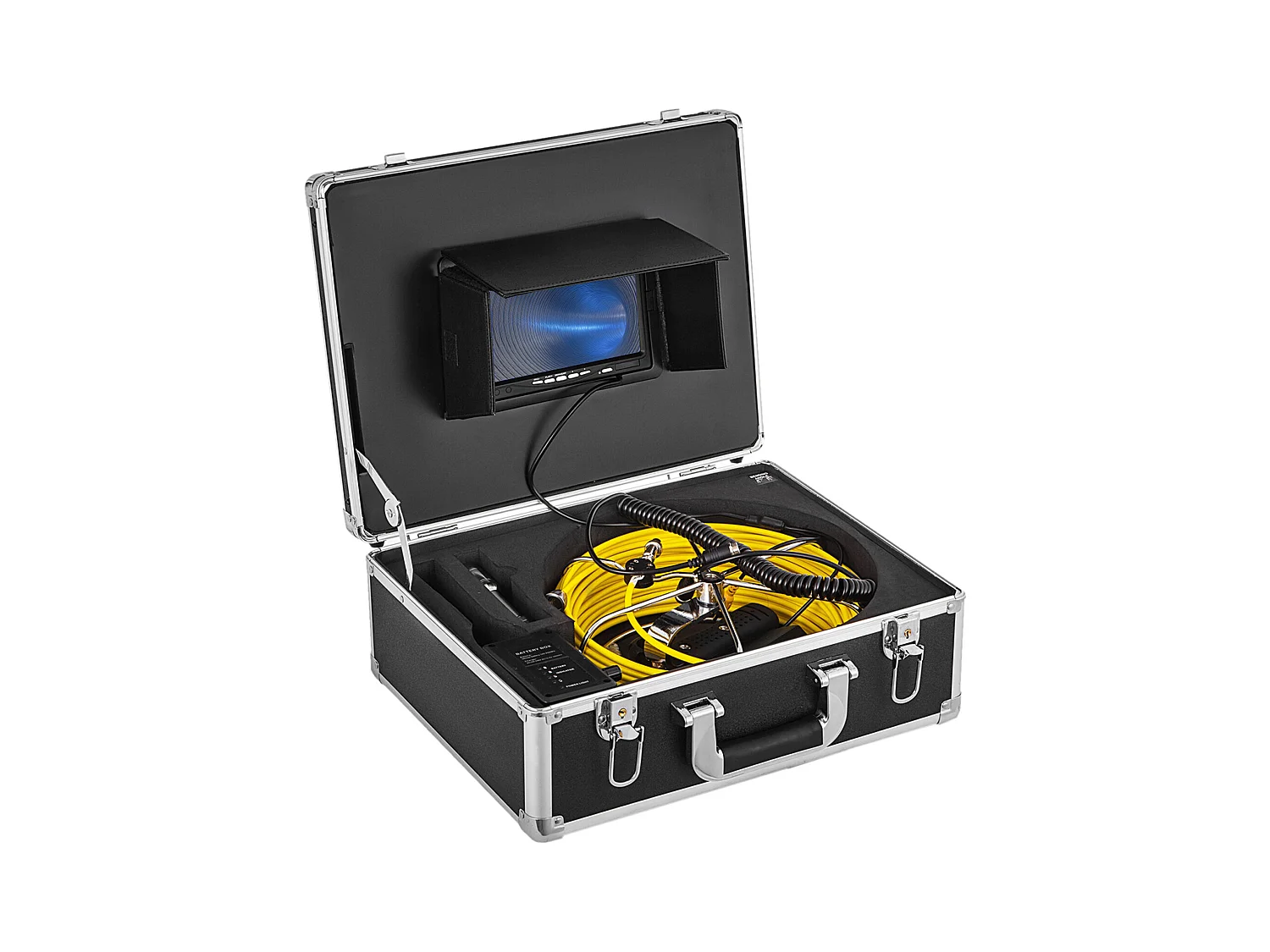 Caméra d'Inspection SucceBuy, Tuyau avec Caméra Endoscopique, Caméra d'Inspection, avec Sonde 512 Hz, 23 cm, Écran 720p, 50 m