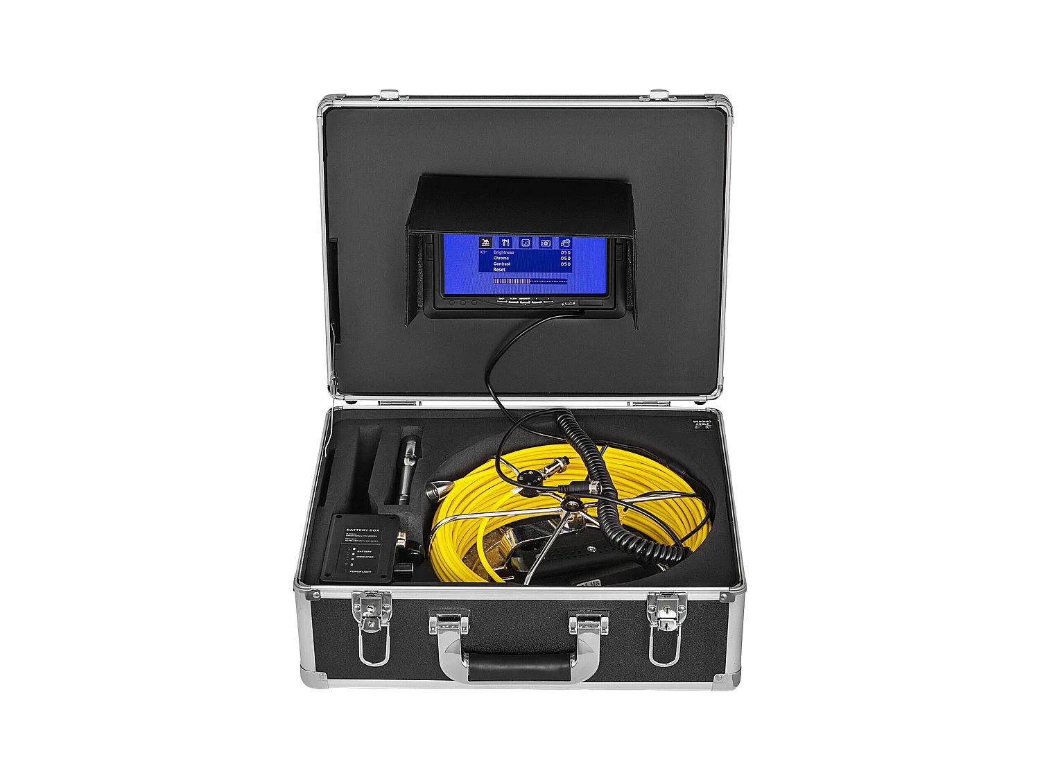 Caméra d'Inspection SucceBuy, Tuyau avec Caméra Endoscopique, Caméra d'Inspection, avec Sonde 512 Hz, 23 cm, Écran 720p, 50 m