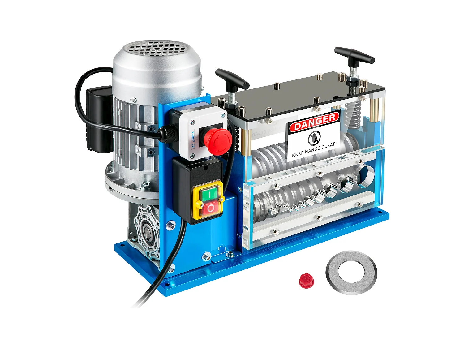 Machine à Dénuder Électrique SucceBuy, 1.5-37.8 mm, Dénudeur de Fils Électriques