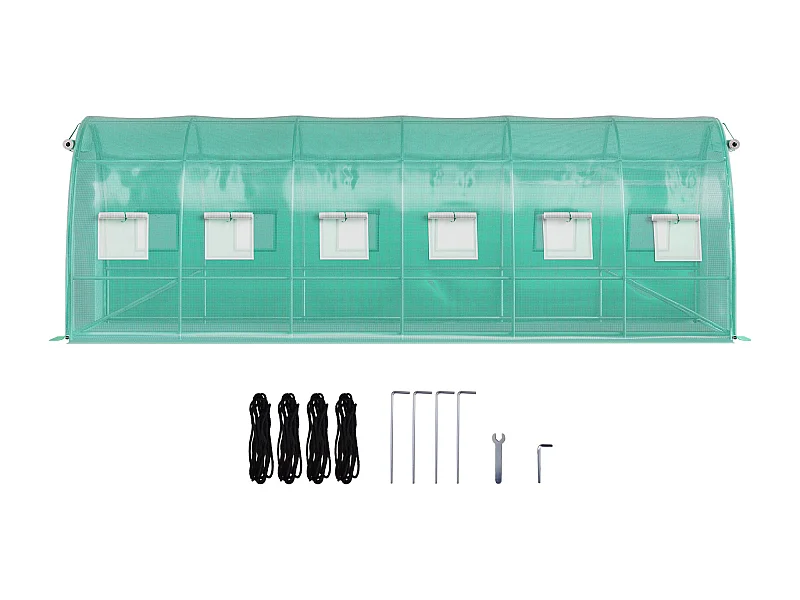 Inloop-GH 20x10x7 SucceBuy, Gegalvaniseerd Frame, Waterdichte Hoes