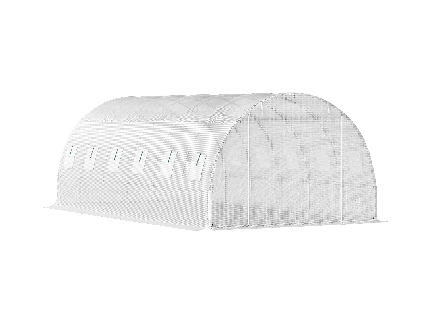 Serre Tunnel de Plain-Pied Ophorn, Cadre Galvanisé, Couverture Imperméable 20x10x7 Pi