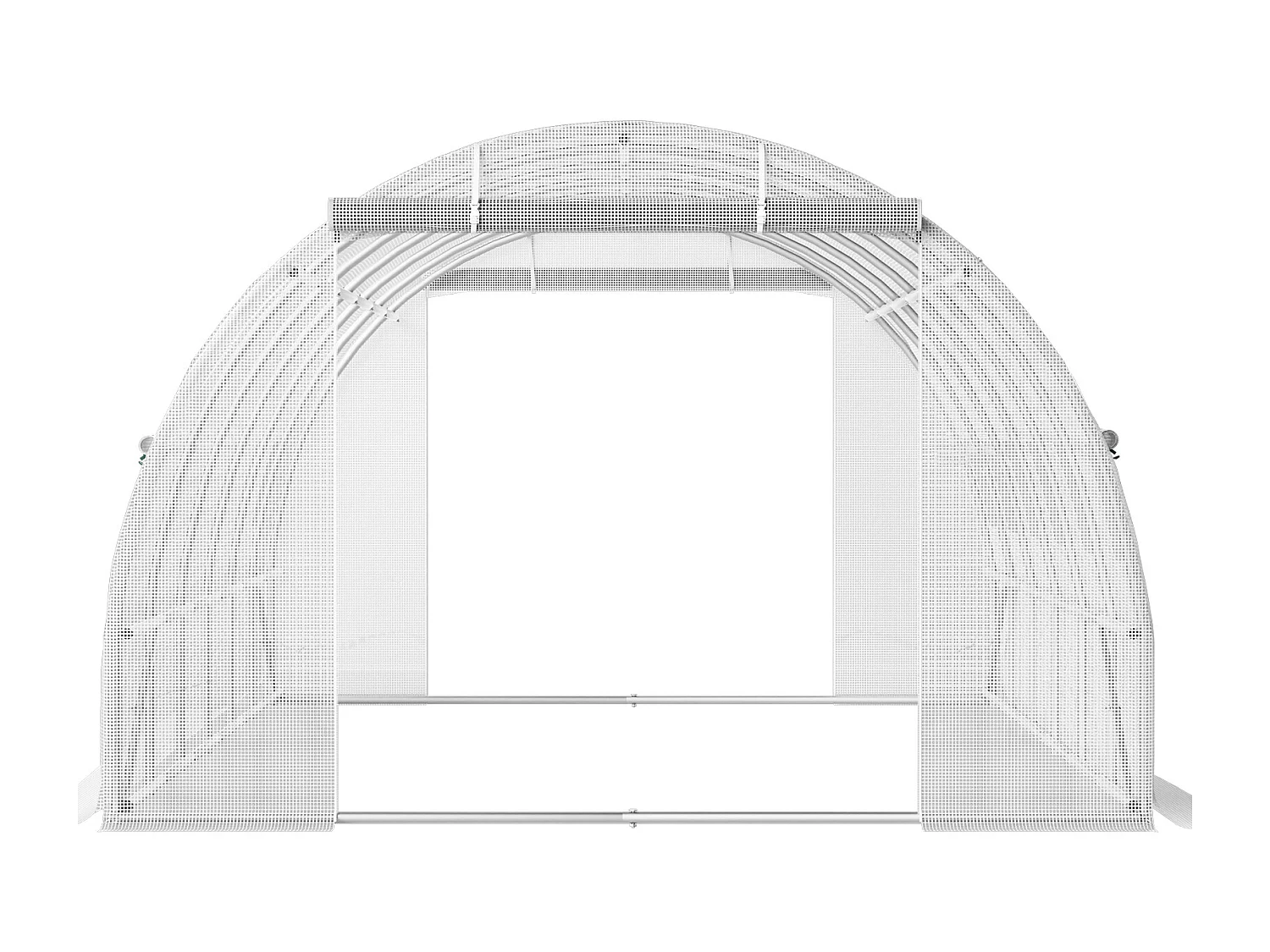 Ophorn Begehbares Tunnel-Gewächshaus, Verzinkter Rahmen, Wasserdichte Abdeckung, 20 x 10 x 7 ft