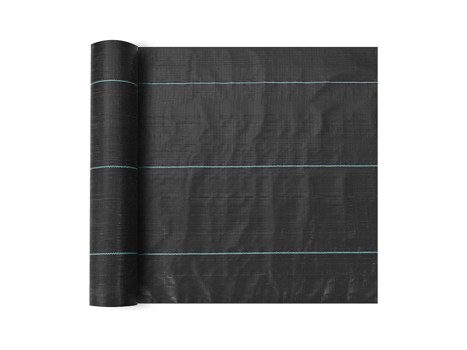 Toile de Paillage SucceBuy 4 x 32.9 m Premium Barrière Anti-Mauvaises Herbes pour Paysage, Tissu Géotextile Tressé 5OZ pour Gravier