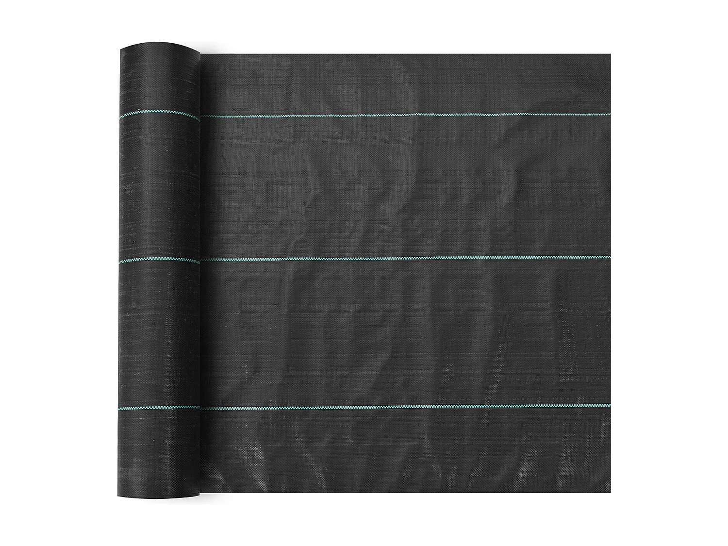 Toile de Paillage SucceBuy 4 x 32.9 m Premium Barrière Anti-Mauvaises Herbes pour Paysage, Tissu Géotextile Tressé 5OZ pour Gravier