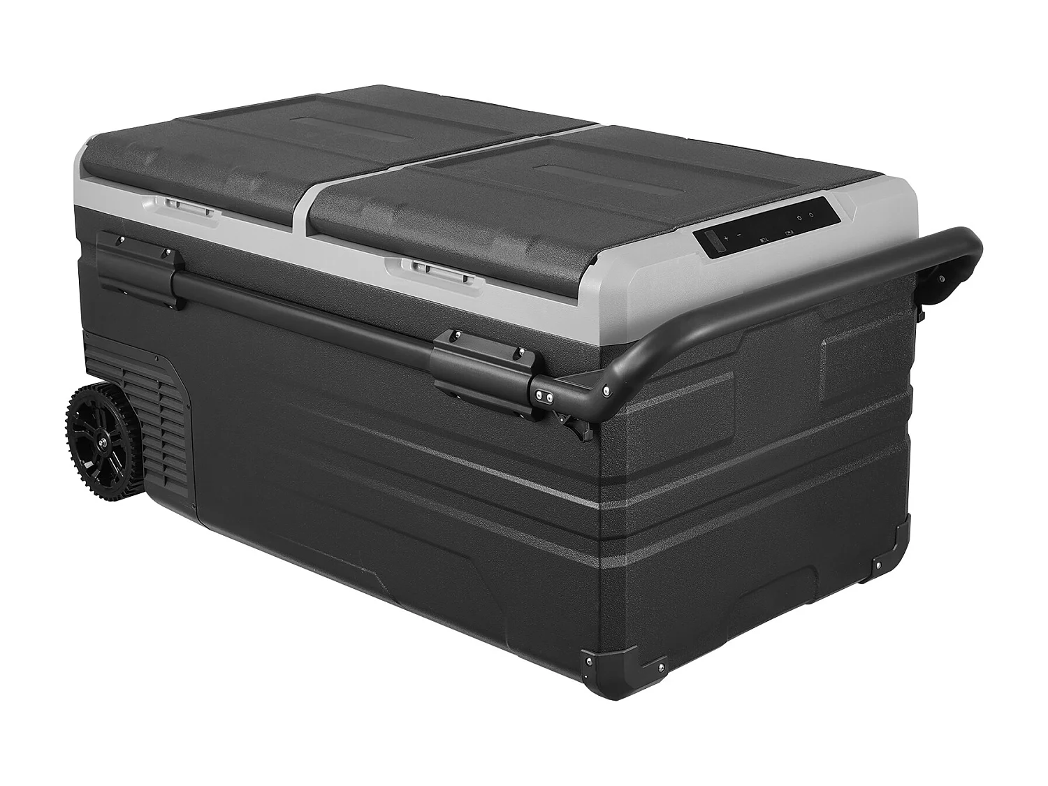 Réfrigérateur de Voiture Portable avec SucceBuy Compresseur 95 L Double Zone pour Voiture et Maison