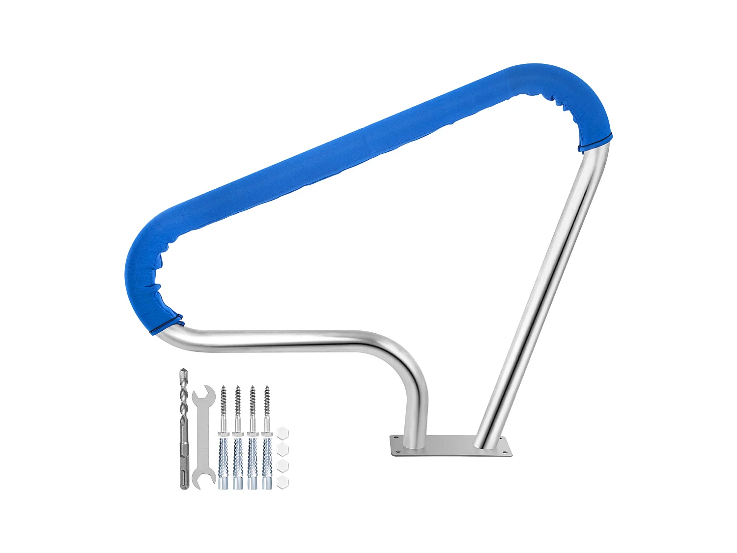 Rampe de Piscine SucceBuy Pool Rail 39x32 » Garde-corps de Piscine en Acier Inoxydable avec Couverture Grip