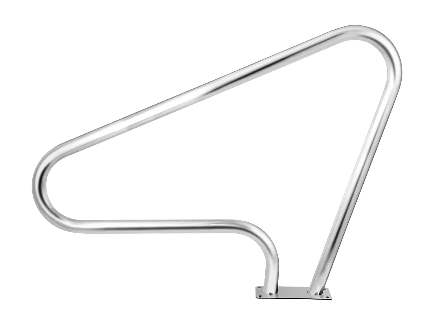 Rampe de Piscine SucceBuy Pool Rail, 48x32" Main Courante en Acier Inoxydable avec Couverture Grip