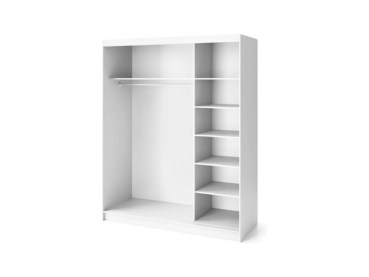 Penderie Biancco Basic XL (180cm)/Blanc/En stock