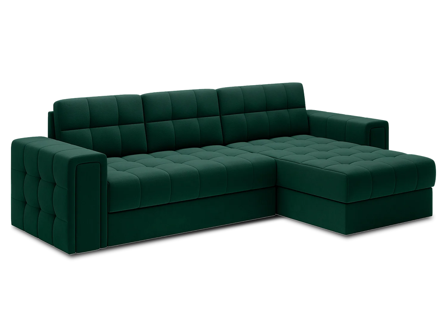 Canapé Corner Polo R/Tissu/Vert