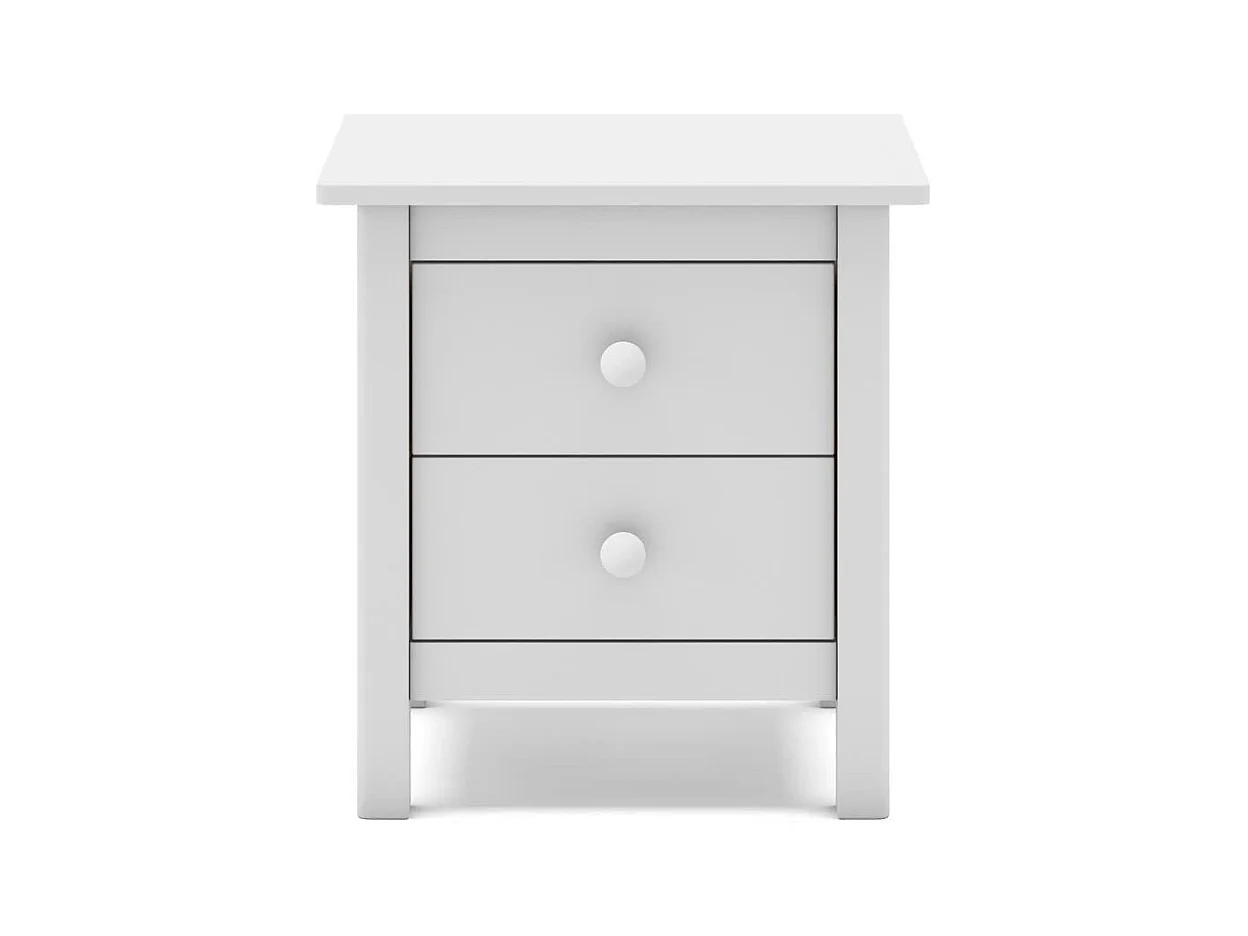 Chevet tafel met 2 laden 46x49,5 cm