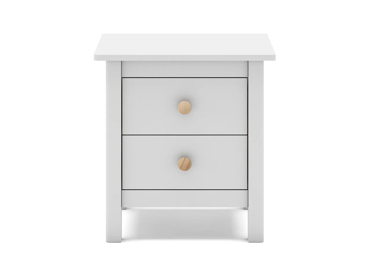 Chevet tafel met 2 laden 46x49,5 cm