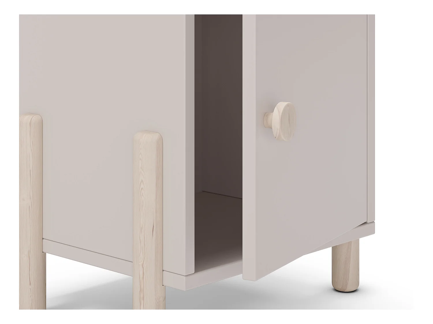 Table de chevet 1 porte H47 cm - DAPHNÉ