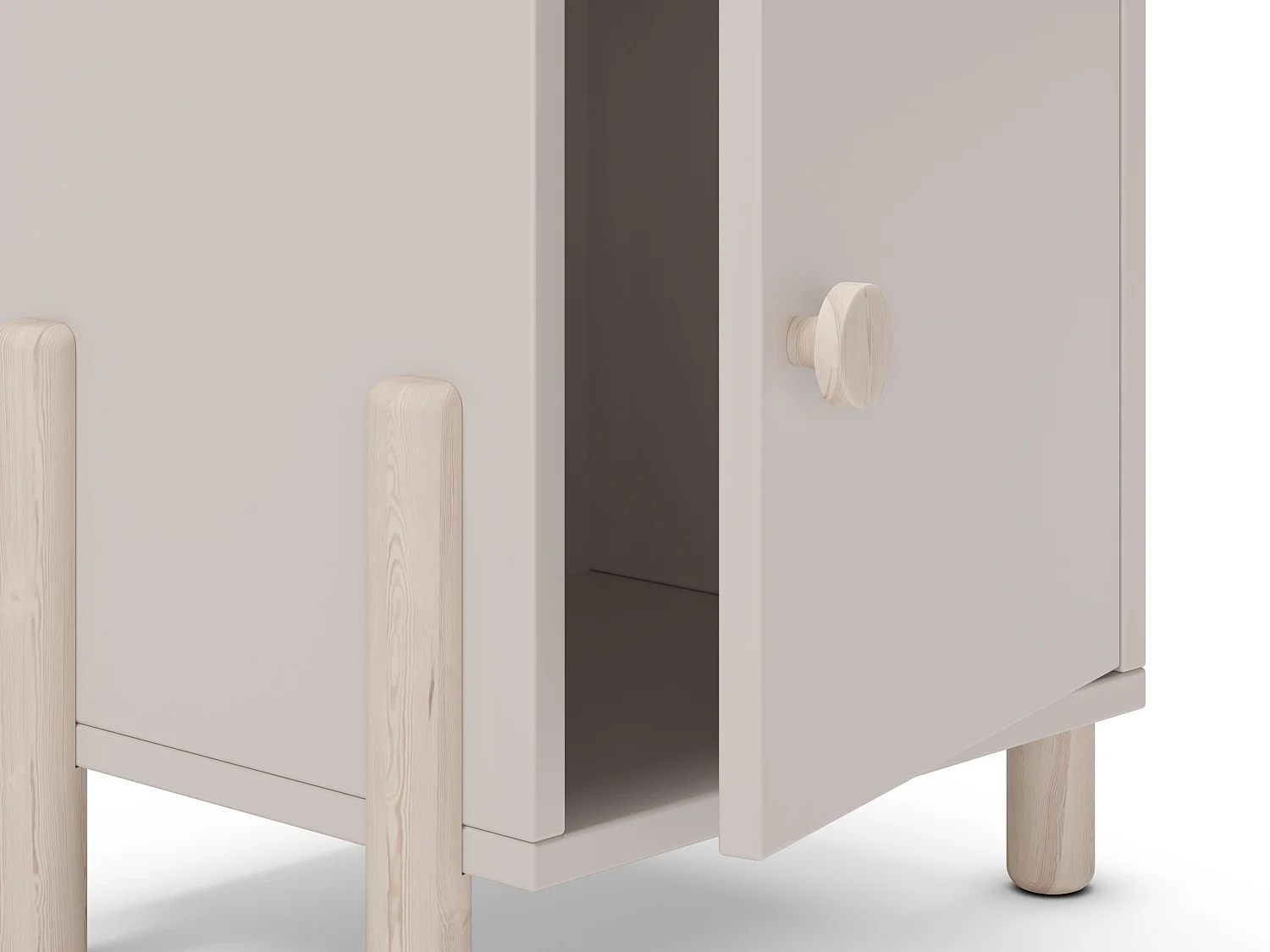 Table de chevet 1 porte H47 cm - DAPHNÉ